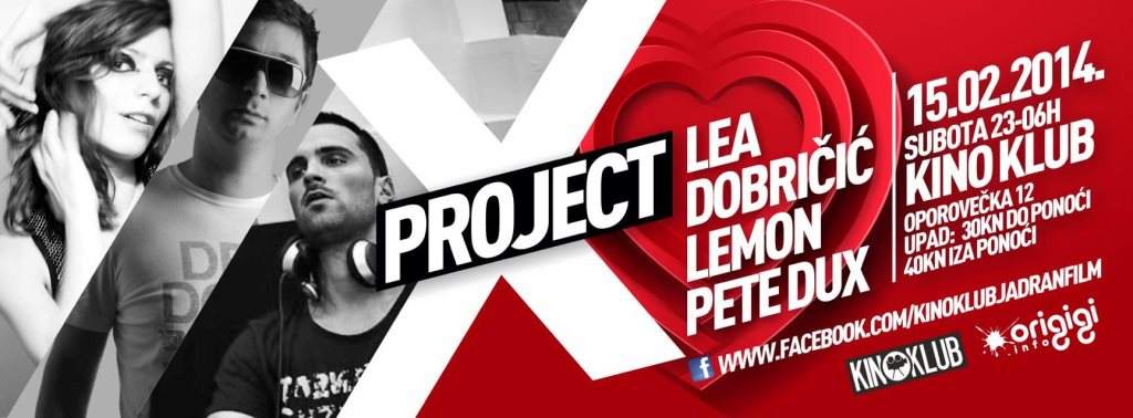 x Project with LEA Dobričić - フライヤー表