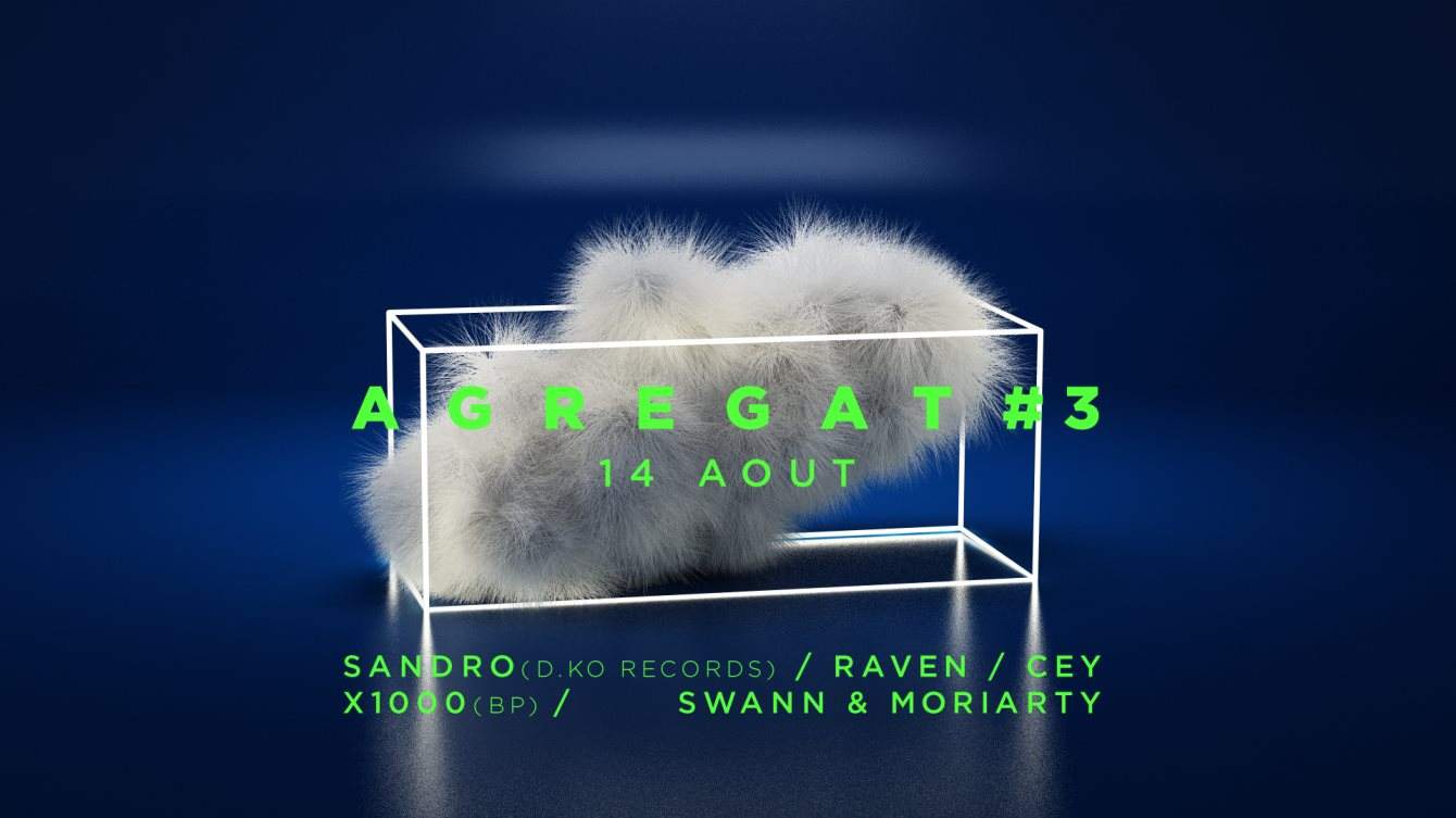 Agregat #3: X1000, Sandro, Raven - フライヤー表