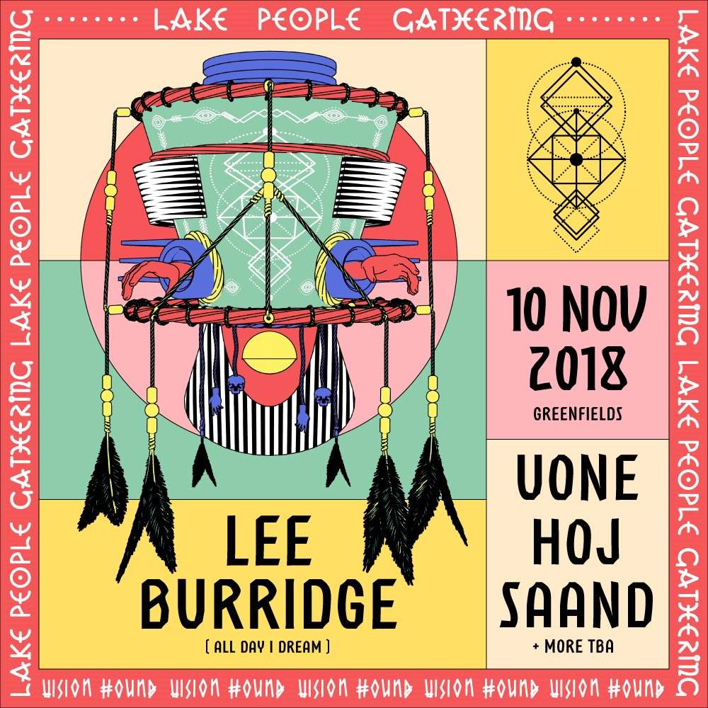 Lake People Gathering - Lee Burridge, Hoj, SAAND, Uone ++ - フライヤー表