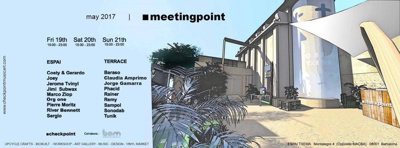 Meetingpoint Gallery #09 / May Edition at Espai Txema Bio-Built Curated by Checkpoint - Página frontal