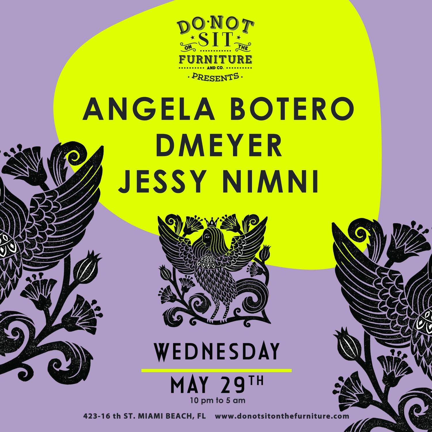 Angela Botero, Dmeyer & Jessy Nimni - Página frontal