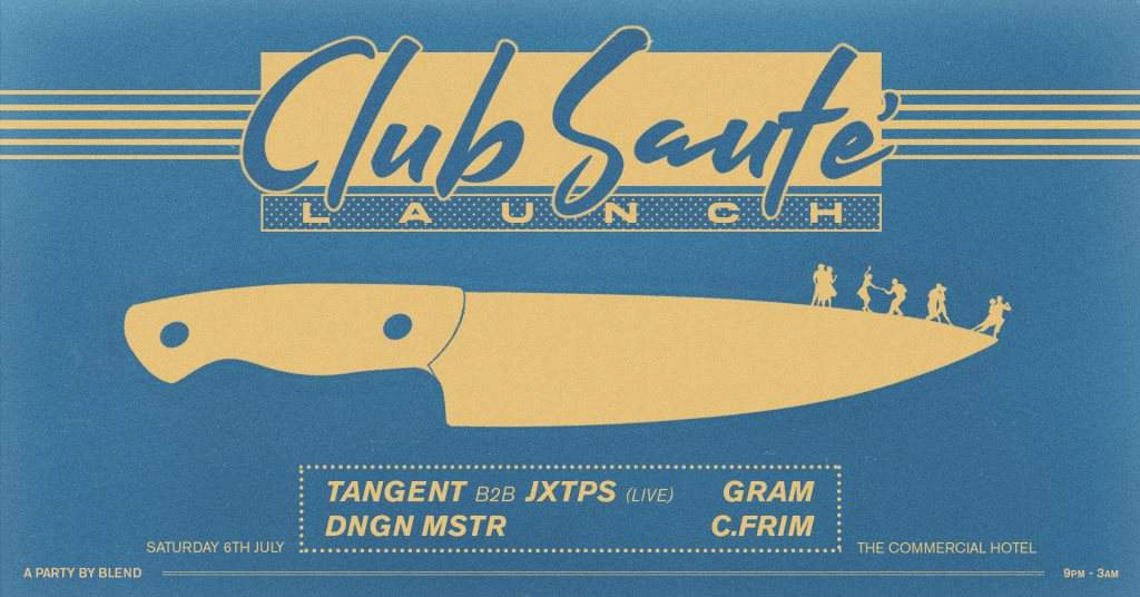 Club Sauté Launch - フライヤー表