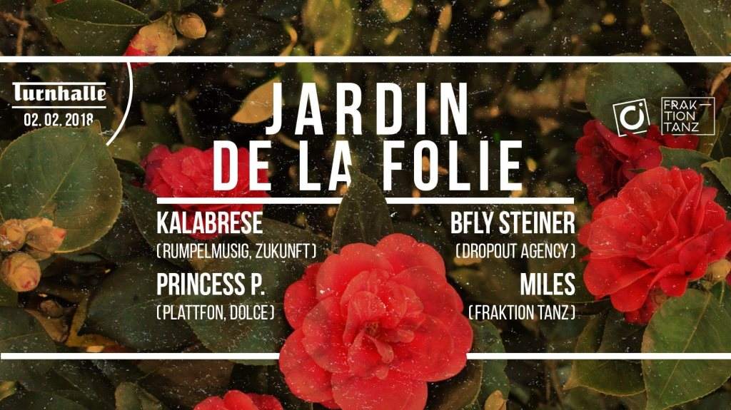 Jardin de la Folie with Kalabrese & Princess P. - フライヤー表