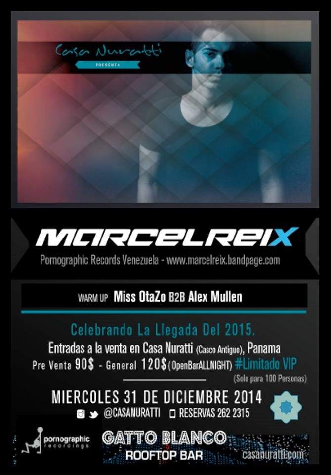New Years With: Marcel Reix - Página frontal