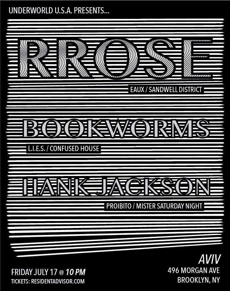 Rrose Live - Página frontal