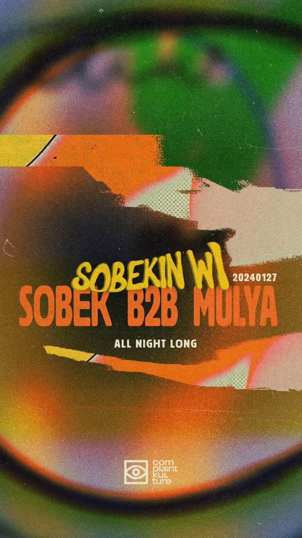 Sobekin: Sobek b2b Mulya all night long - Página frontal