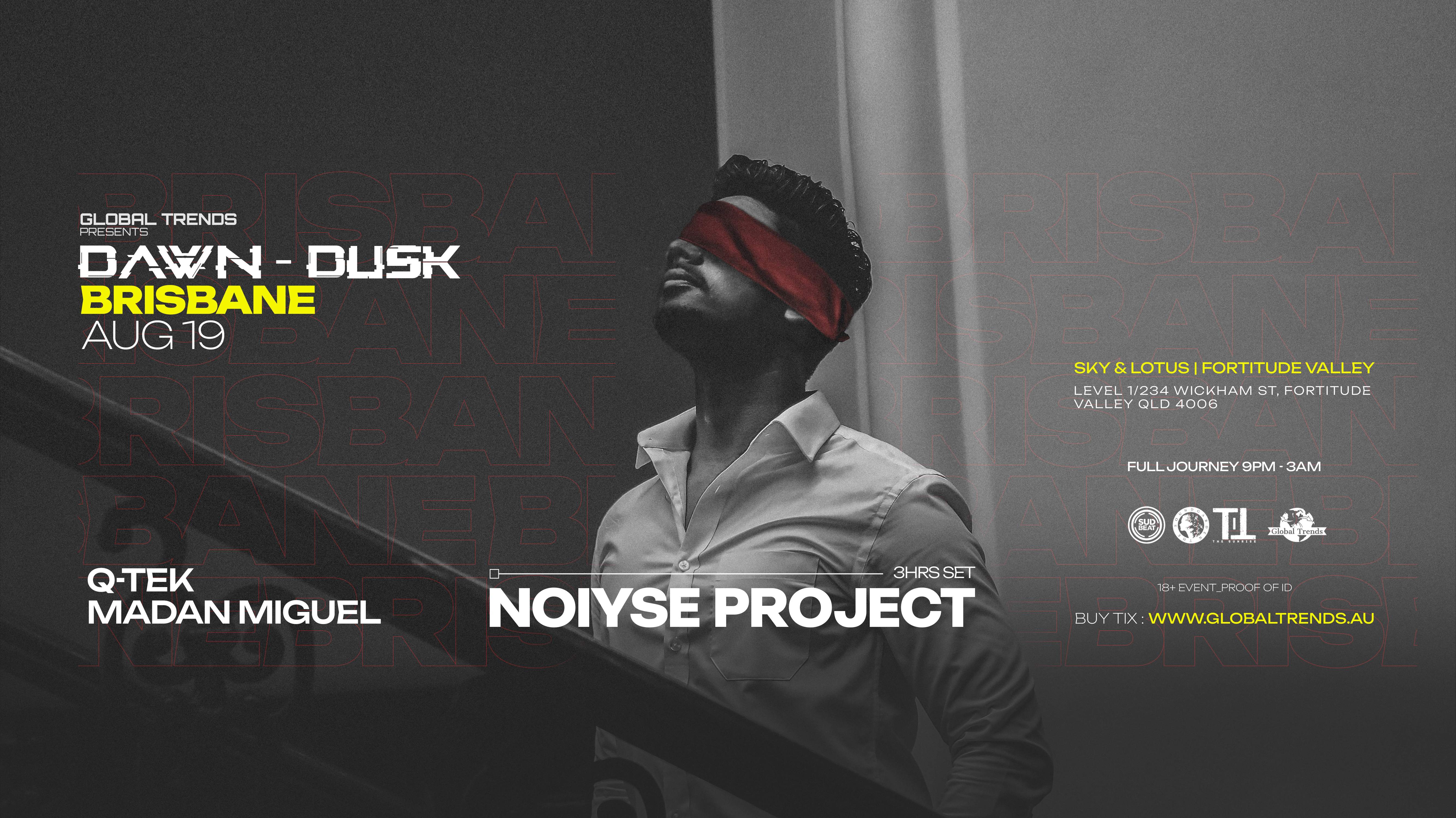 NOIYSE PROJECT Live @DAWN-DUSK BRISBANE - Página trasera