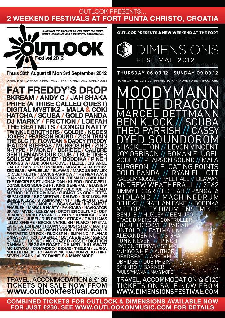 Reconstrvct Brooklyn, New York presents Outlook Festival Launch 2012 - フライヤー裏