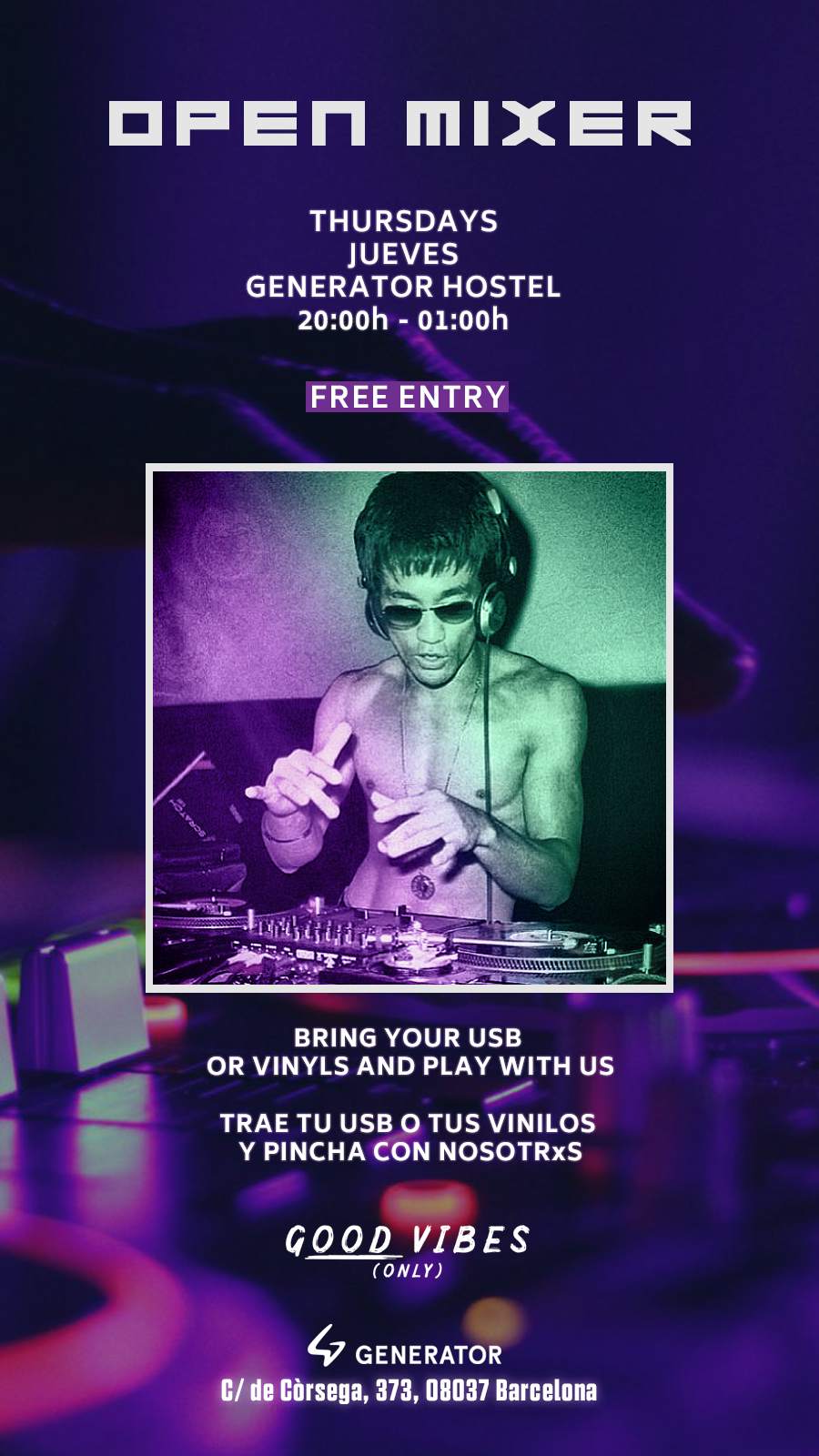 Open Mixer + AFTERWORK (Bring your music & join the gang) by Good Vibes ...