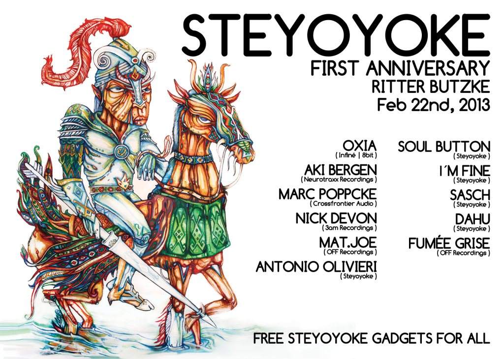 Steyoyoke First Anniversary - Página frontal