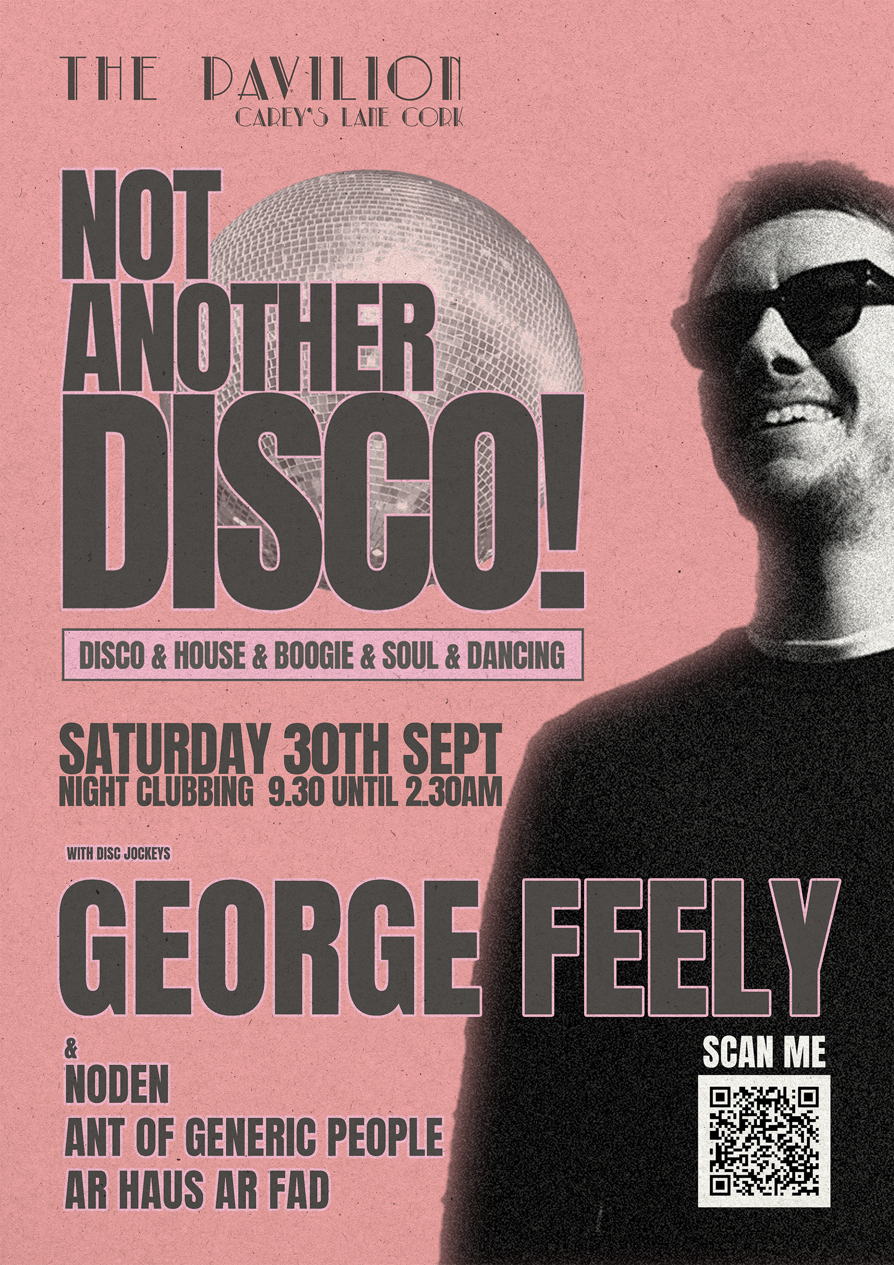Not Another Disco! presents George Feely - フライヤー表