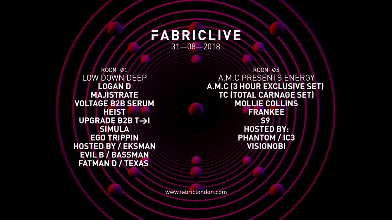 FABRICLIVE: Low Down Deep with Logan D, Majistrate & More - フライヤー表