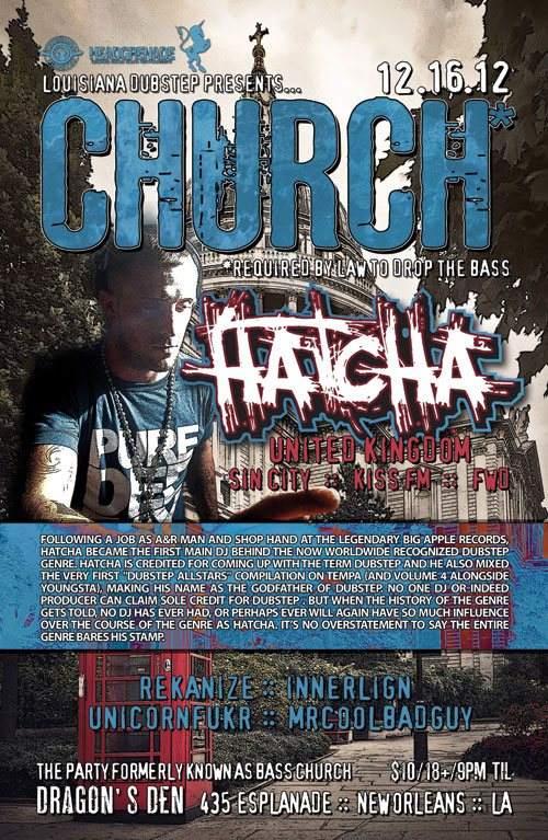 Hatcha New Orleans Debut at Church - Página frontal