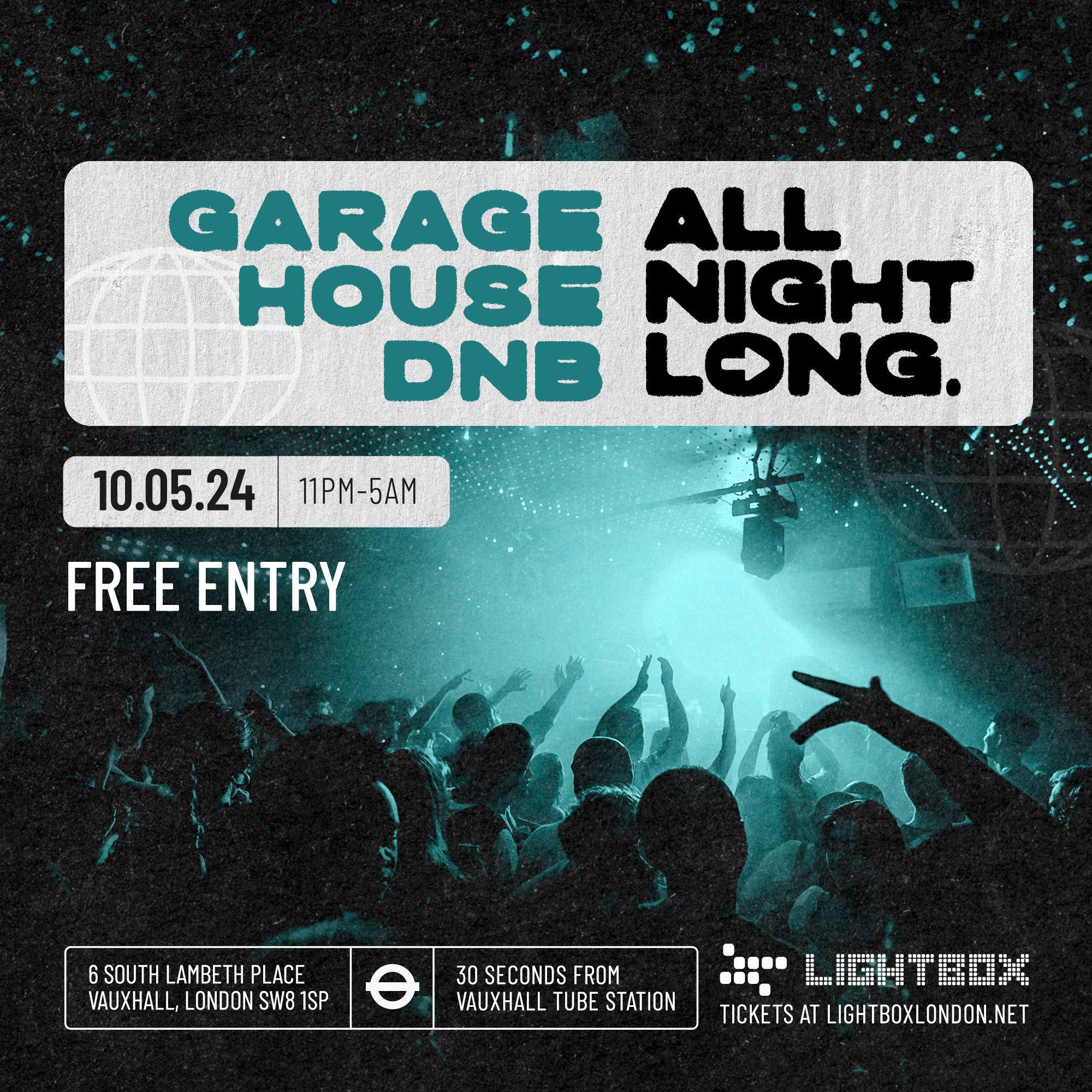 All Night Long - GARAGE / HOUSE / DNB! - Página frontal