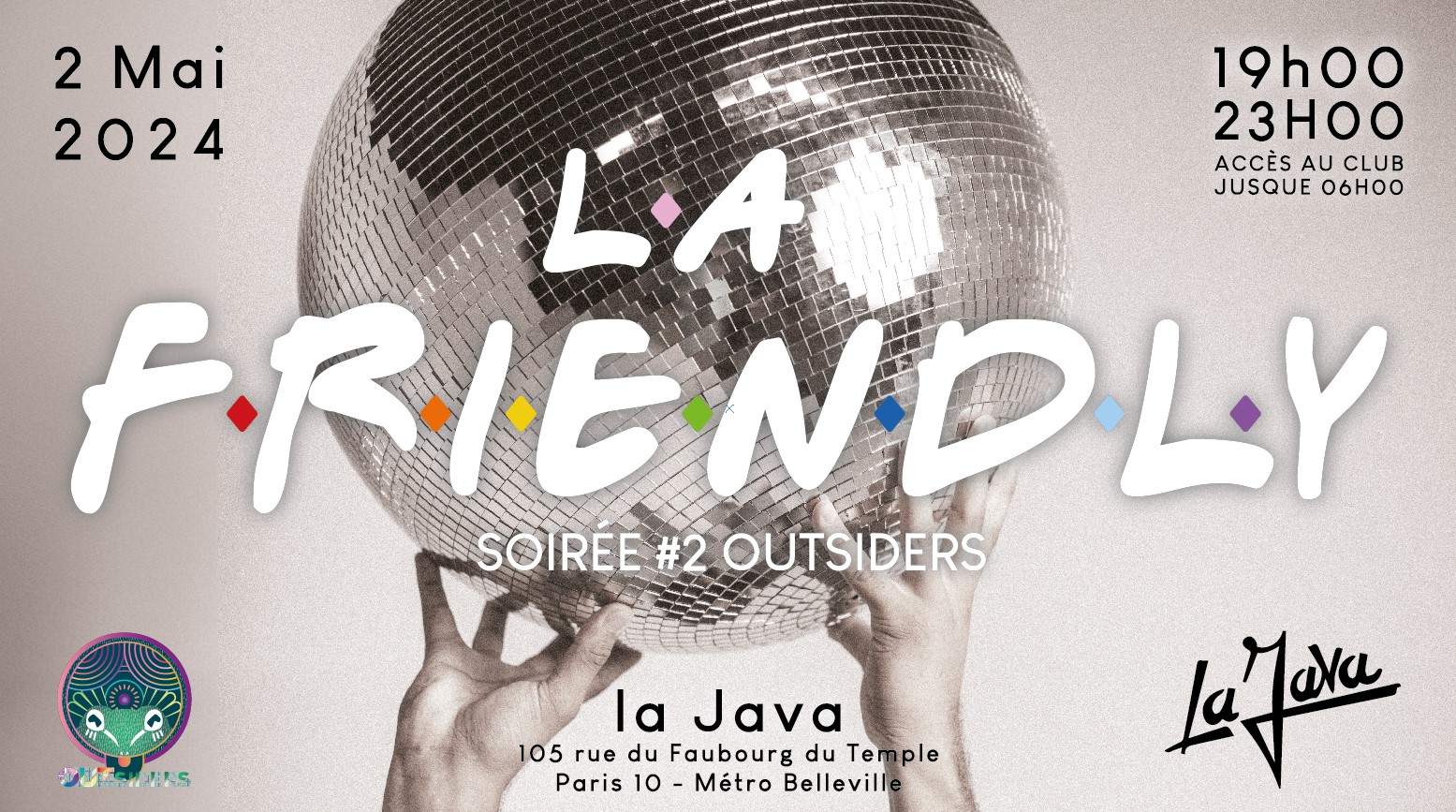La Java x Outsiders: LA FRIENDLY - Página frontal