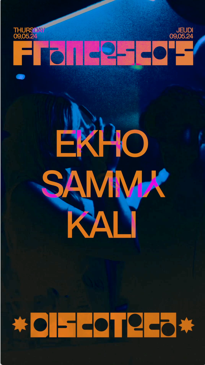 Ekho, Sammy, Kali - Página frontal