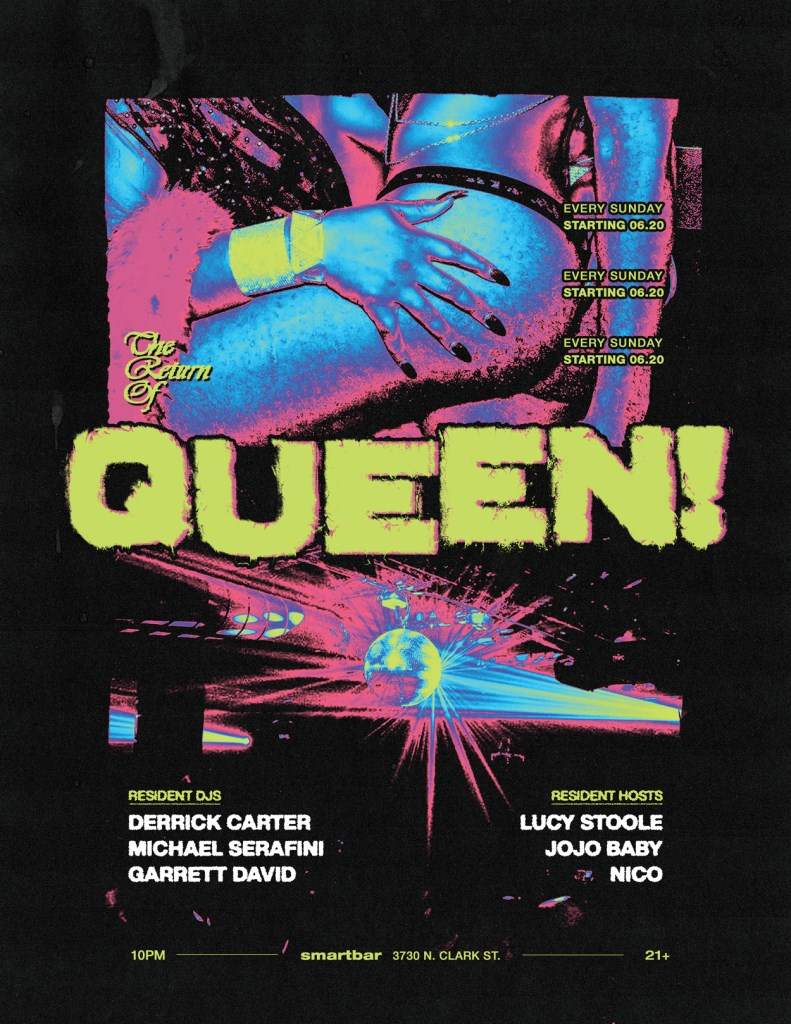 Queen! with Derrick Carter - Michael Serafini - Garrett David - Página frontal