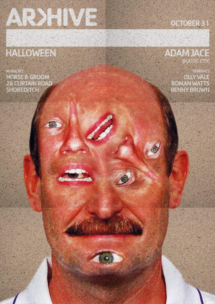 Arkhive London's Halloween Special with Adam Jace - フライヤー表