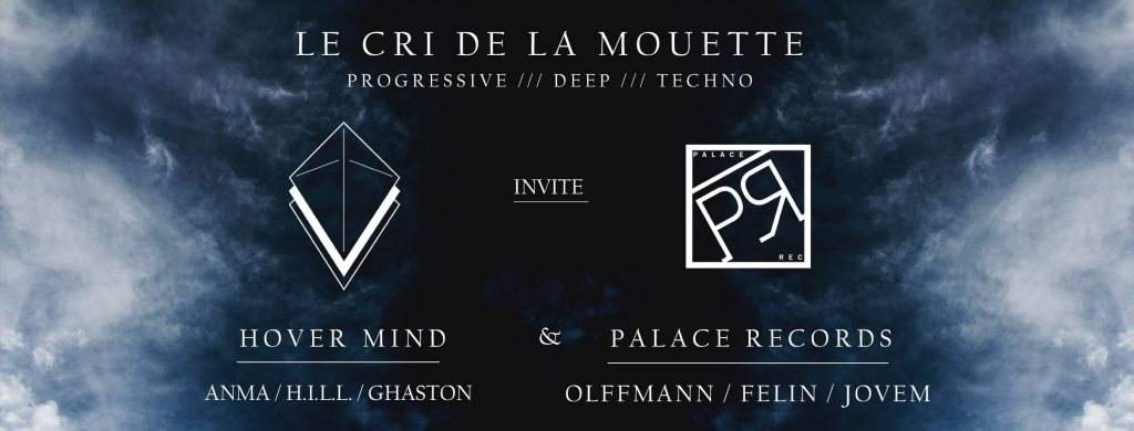 Techno: Hover Mind Invite / Palace Rec. - フライヤー表