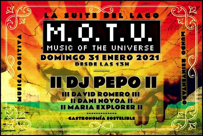 Motu Suite / DJ Pepo / David Romero - Dani Novoa - Maria en La Suite del Lago - Página frontal
