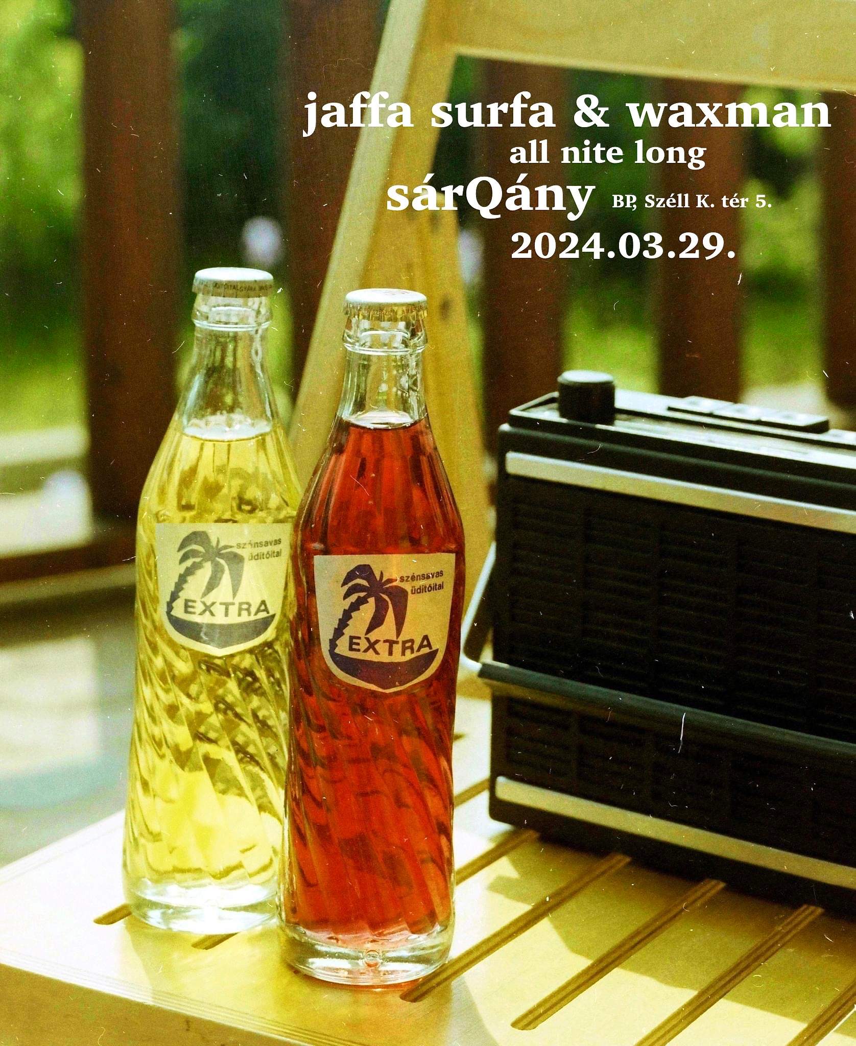 Jaffa Surfa & waxman all nite long - Página frontal