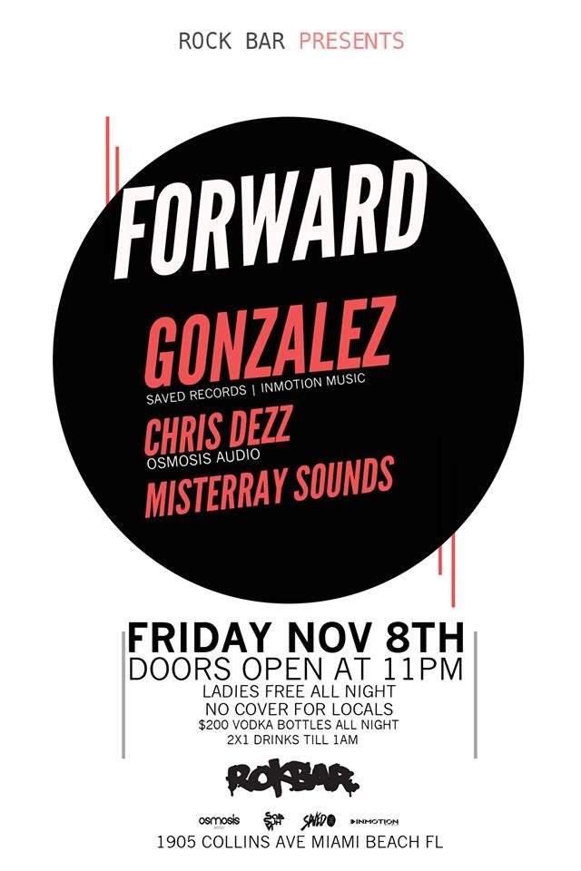 Forward presents Gonzalez - フライヤー表