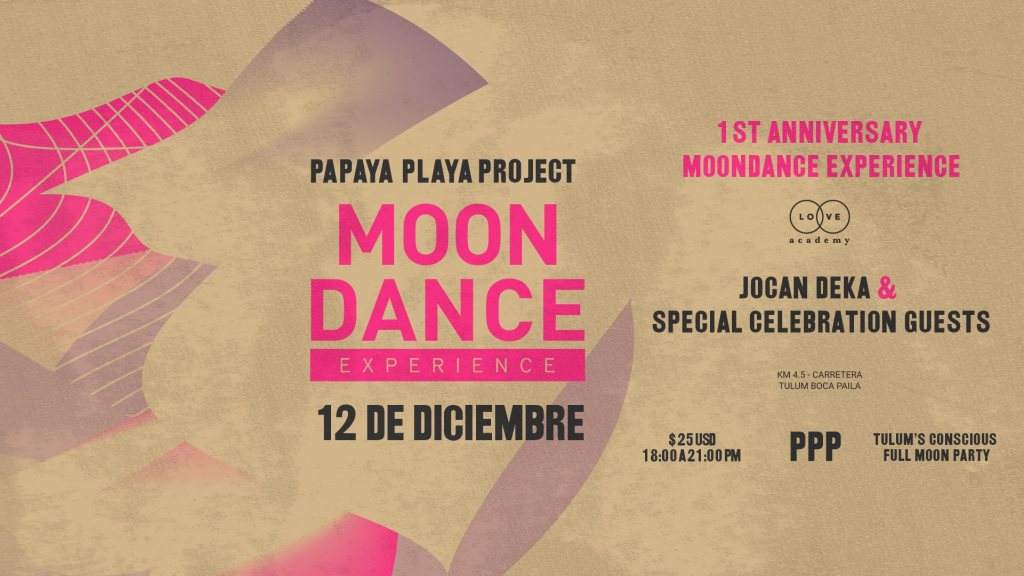 Moondance (Papaya Playa Project) Jocan Deka - フライヤー表