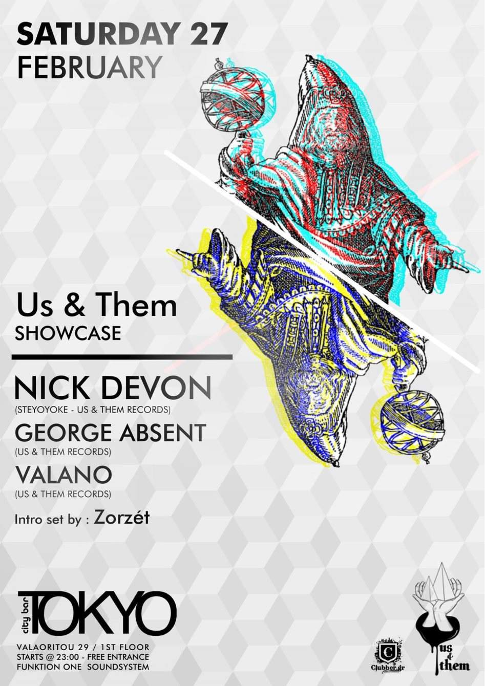 Us & Them Showcase with Nick Devon, George Absent & Valano - Página frontal