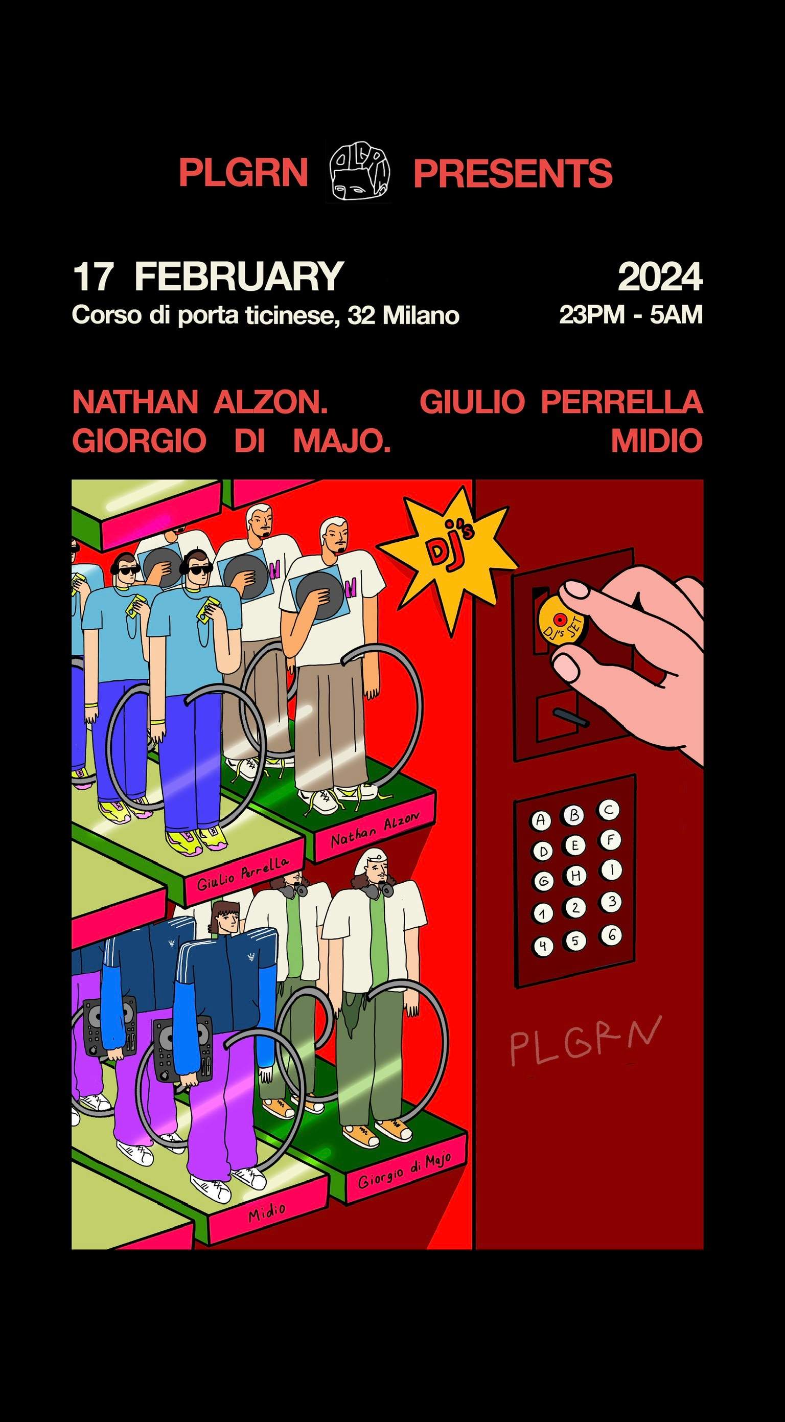PLGRN Milan with Nathan Alzon - Página frontal