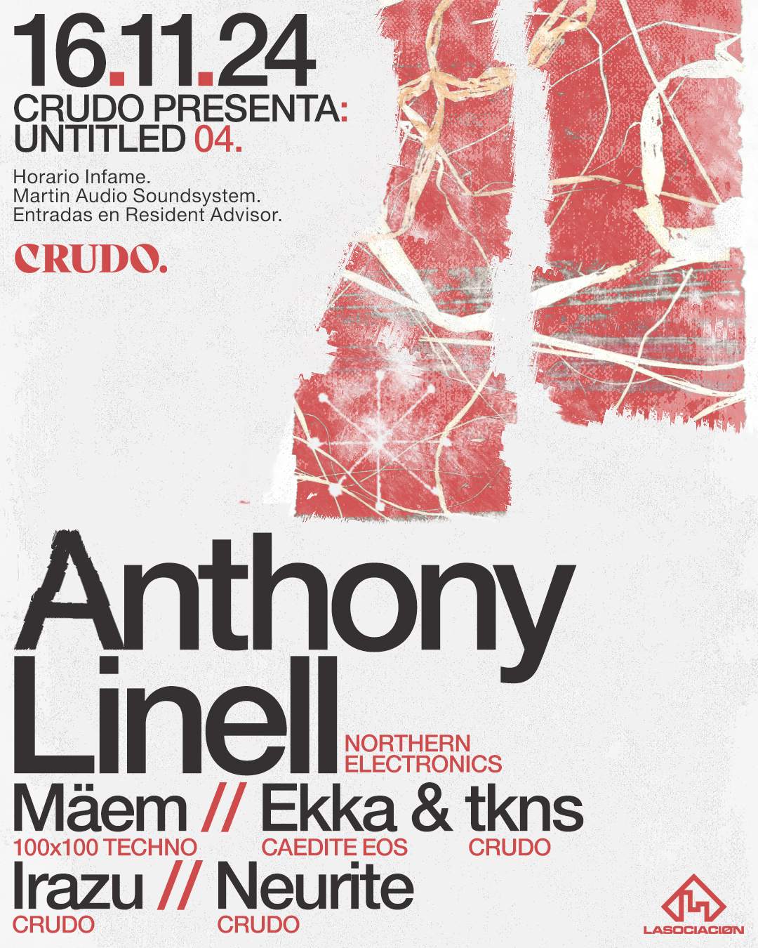 CRUDO presenta: Untitled 04. Anthony Linell at Lasociaciøn, Madrid