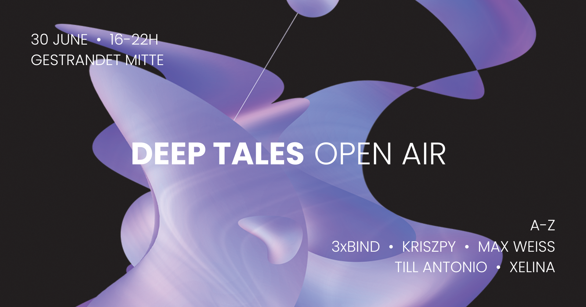 DEEP TALES - Open Air [CANCELLED] - フライヤー表