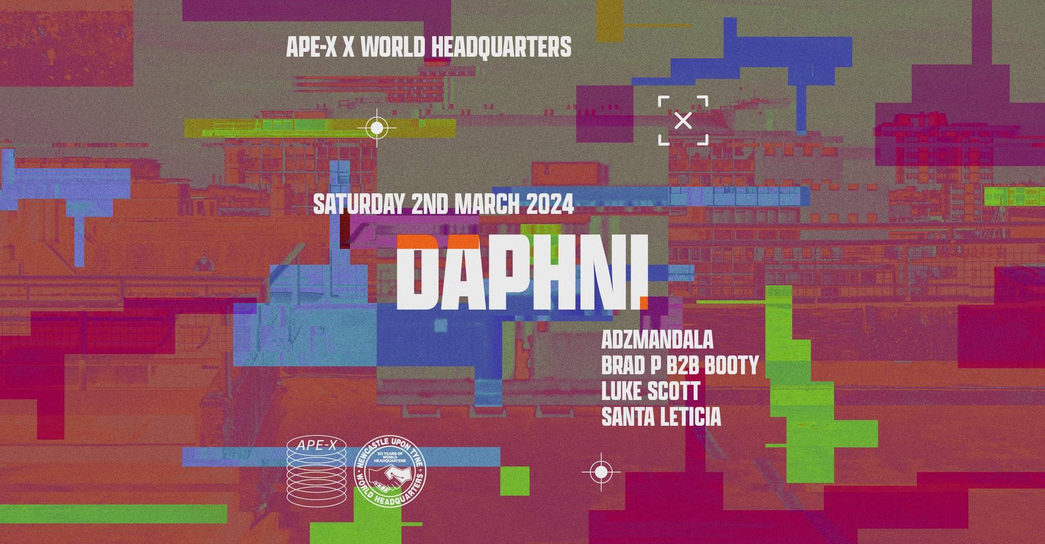 ape-X & World HQ presents Daphni - Página frontal