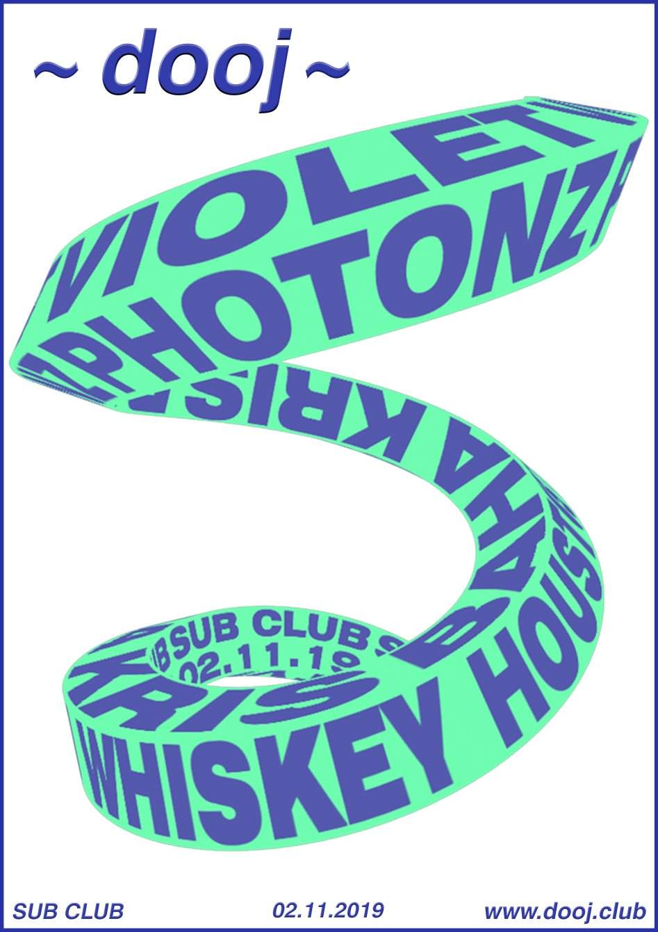 dooj ~ Violet, Photonz, Kris Baha, Whiskey Houston - Página frontal