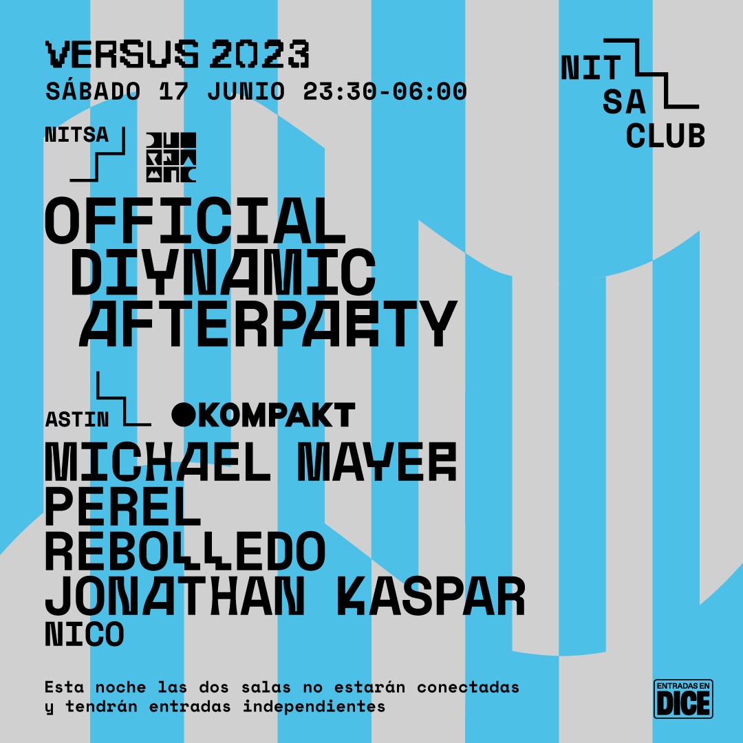 VERSUS 2023 - Official Diynamic Afterparty / Kompakt: Michael Mayer · Perel · Rebolledo - Página frontal
