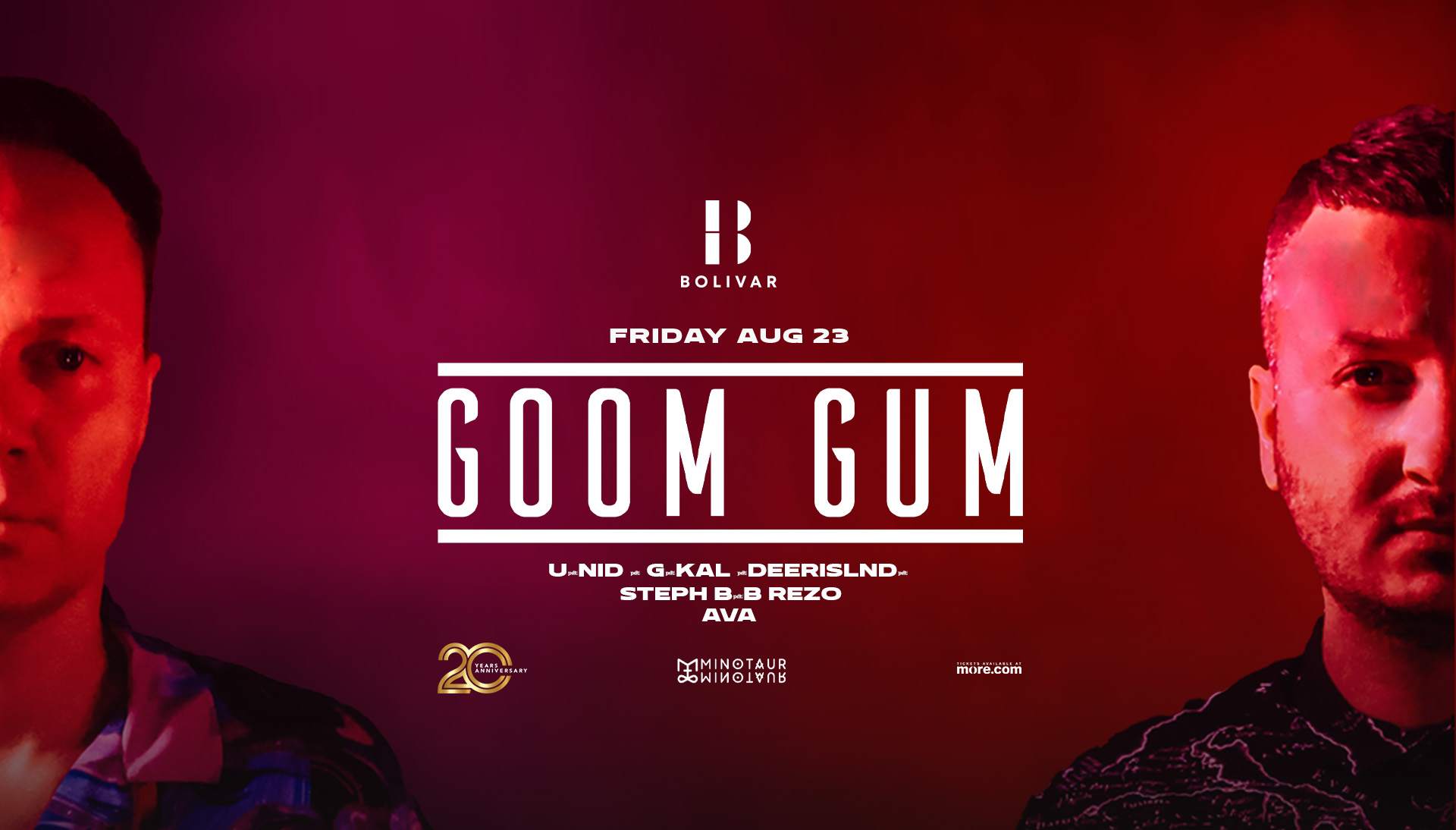 Goom Gum I Friday Aug 23 I Bolivar - フライヤー表