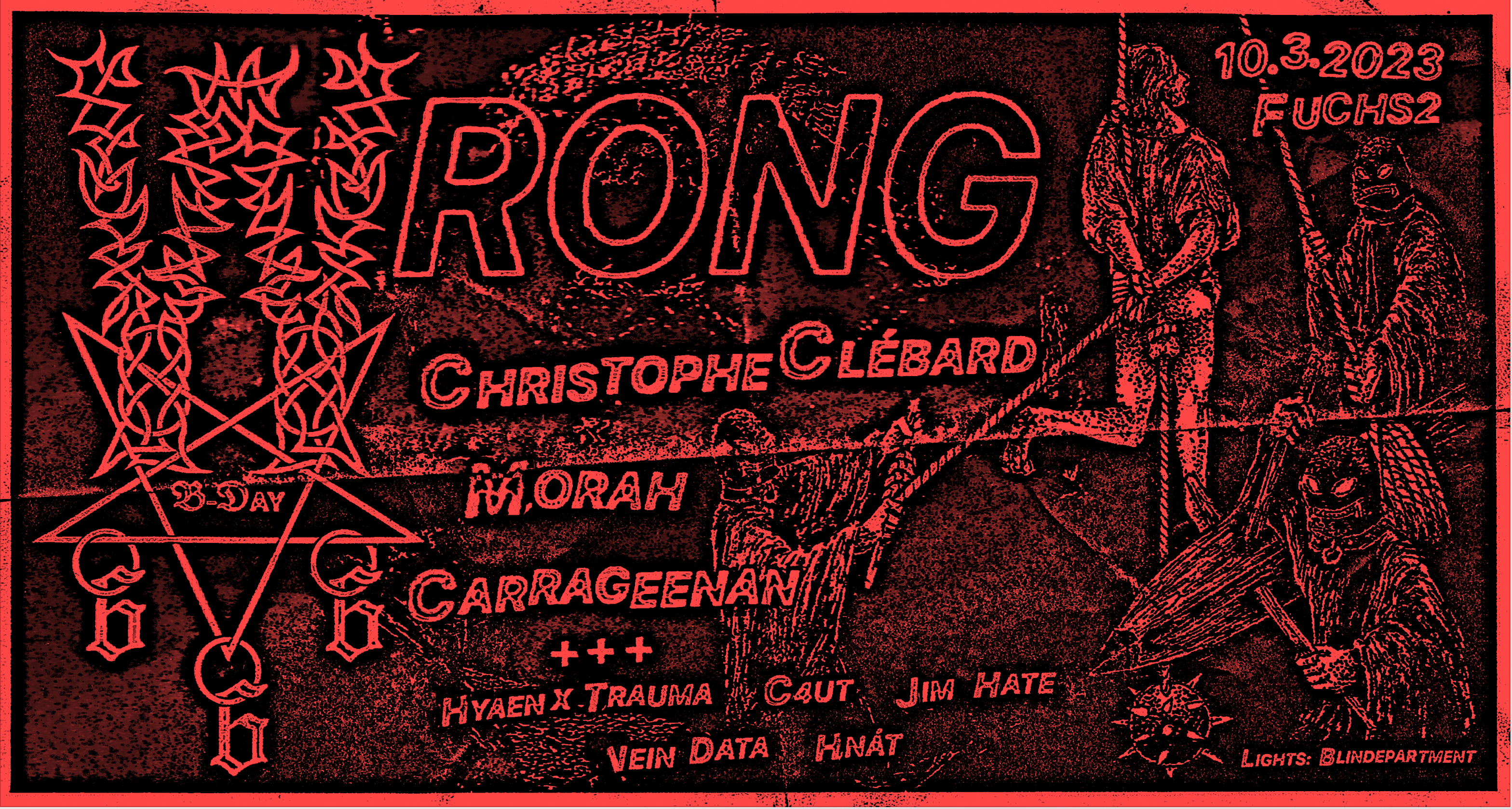 WRONG 666 YEARS with Morah, Christophe Clébard, Carrageenan, Vein Data - Página trasera