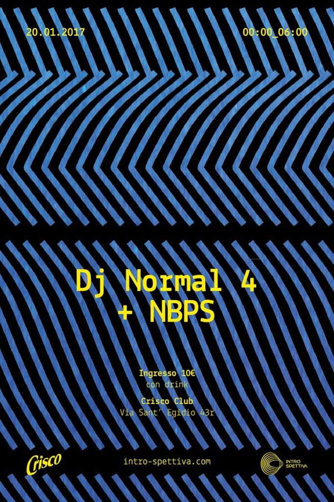 Denghe: DJ Normal 4 + Nbps - フライヤー裏