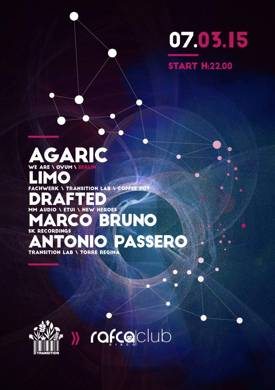 Transition Lab with Agaric, Limo and More - Página frontal