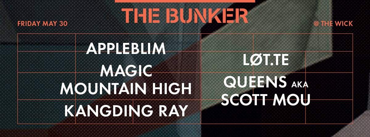 The Bunker with Magic Mountain High, Appleblim, Kangding Ray - Página frontal