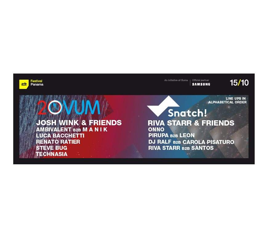 Ovum20 & Snatch! ADE Opening - Página frontal