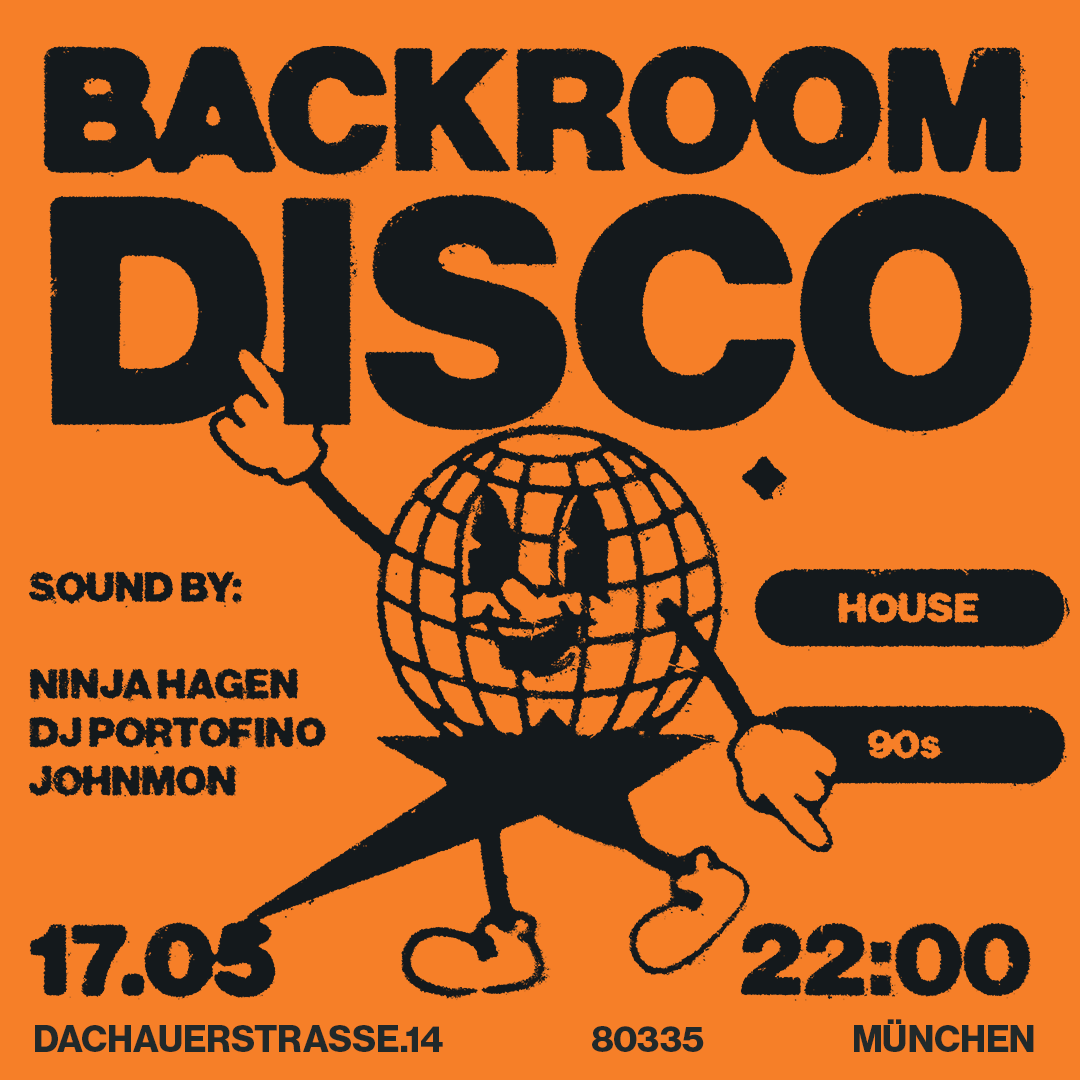 Backroom Disco w/. Ninja Hagen, Johnmon & DJ Portofino - フライヤー裏
