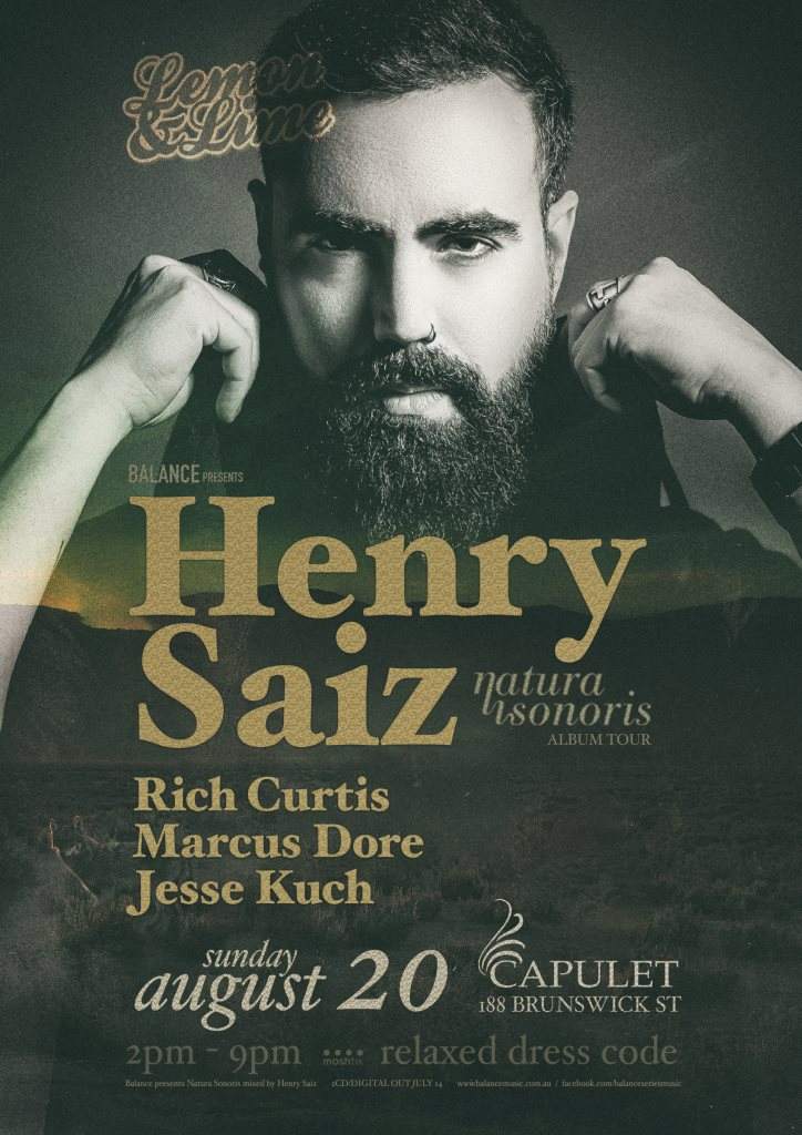 Henry Saiz- Brisbane Show - フライヤー表
