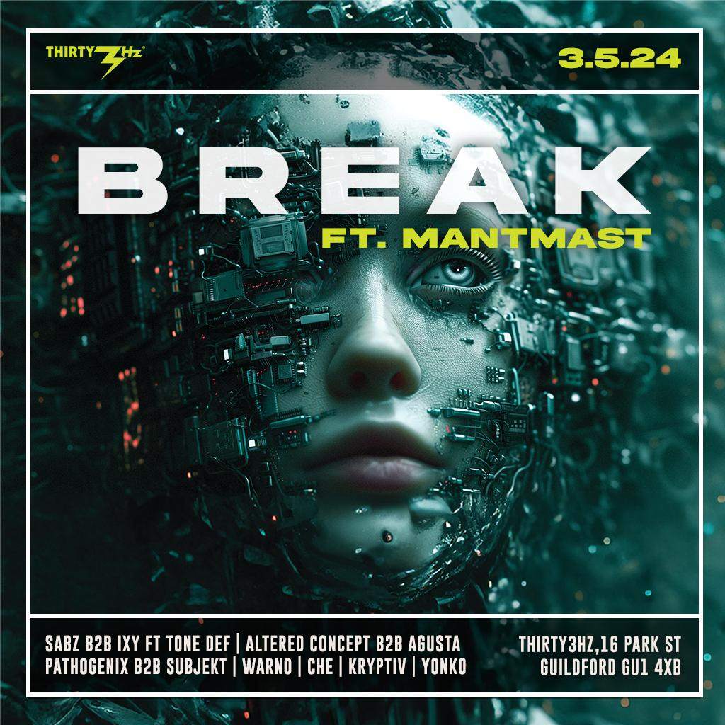 Thirty3Hz presents: Break ft Mantmast - Página frontal