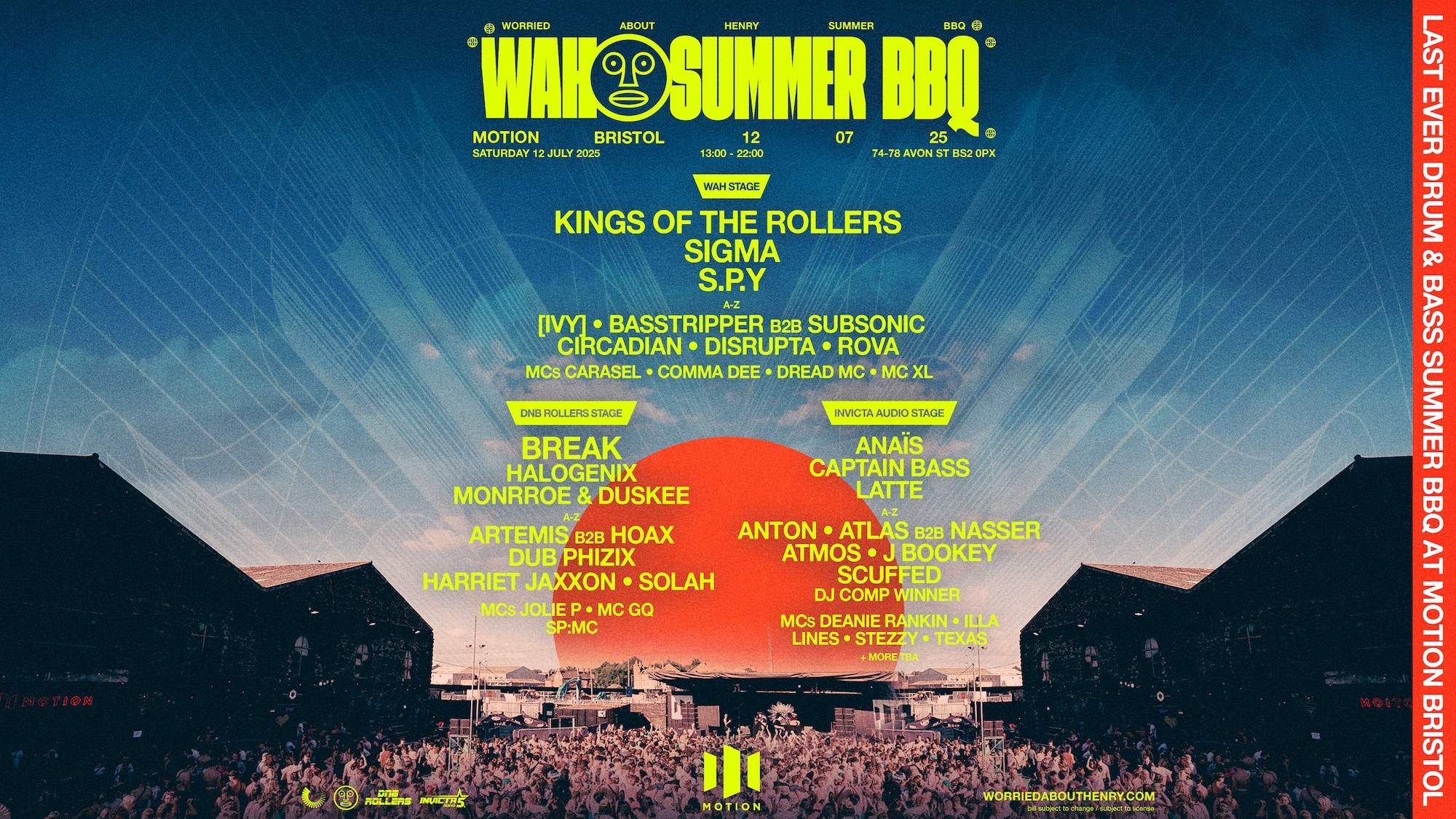 Worried About Henry Summer BBQ at Motion Bristol, Bristol