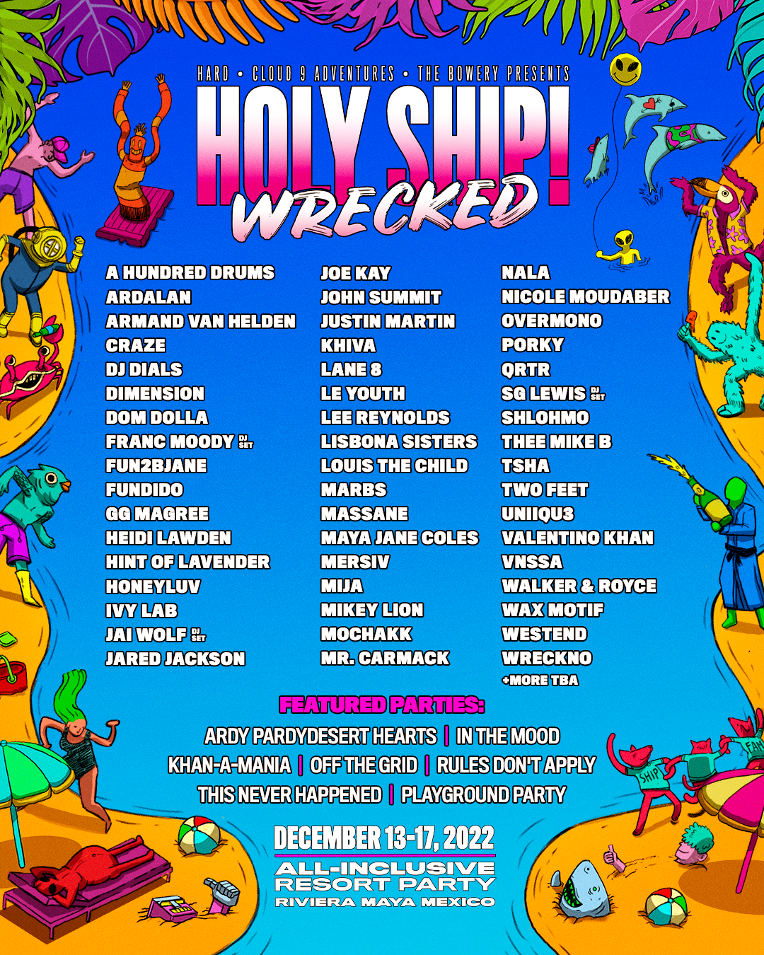 Holy Ship! Wrecked - フライヤー表