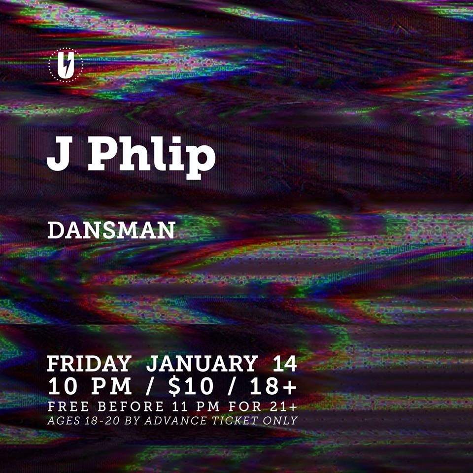 J. Phlip with Dansman - フライヤー表