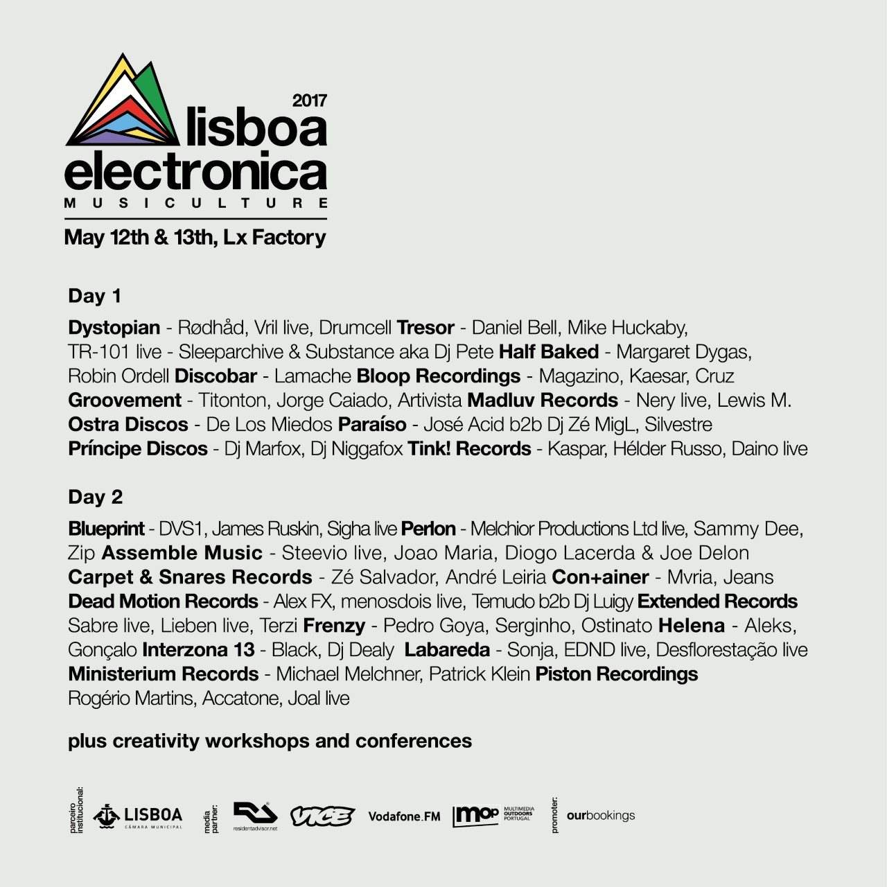 Lisboa Electronica 2017 - Página frontal