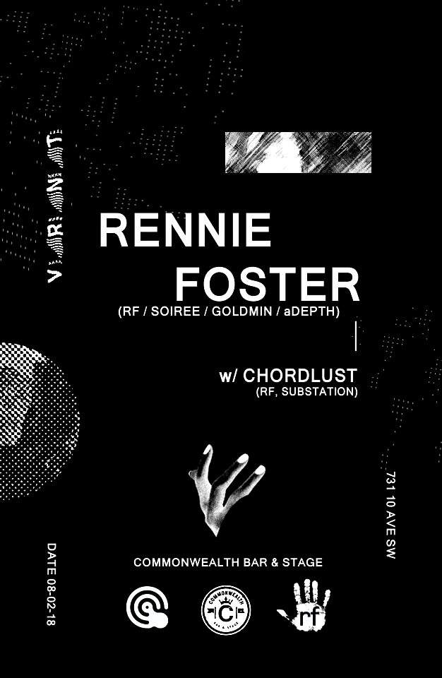 Rennie Foster (RF, Vancouver) with Chordlust - Flyer back