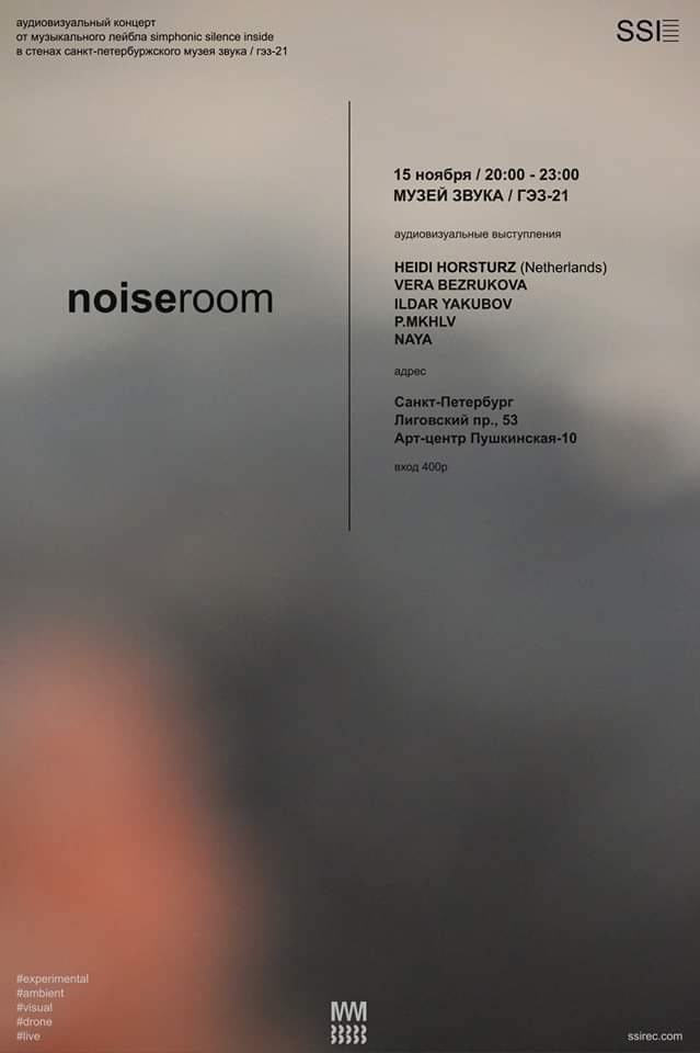 Noiseroom with Heidi Horsturz (Netherlands) - フライヤー表