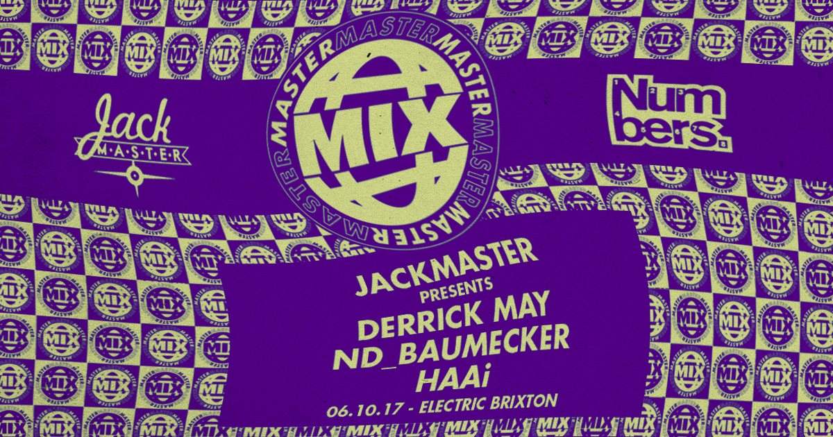 Jackmaster and Numbers present Mastermix - Página frontal